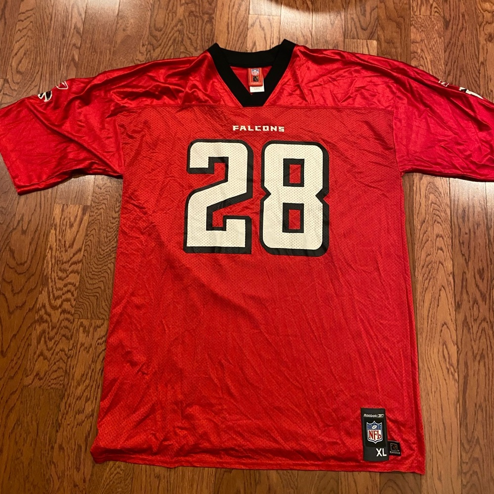 Reebok Atlanta Falcons Warrick Dunn Jersey # 28 Size XL